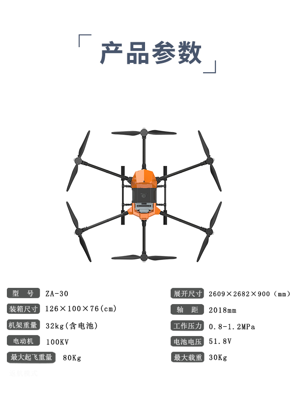 短途运输无人机 ZA-30型(图1)