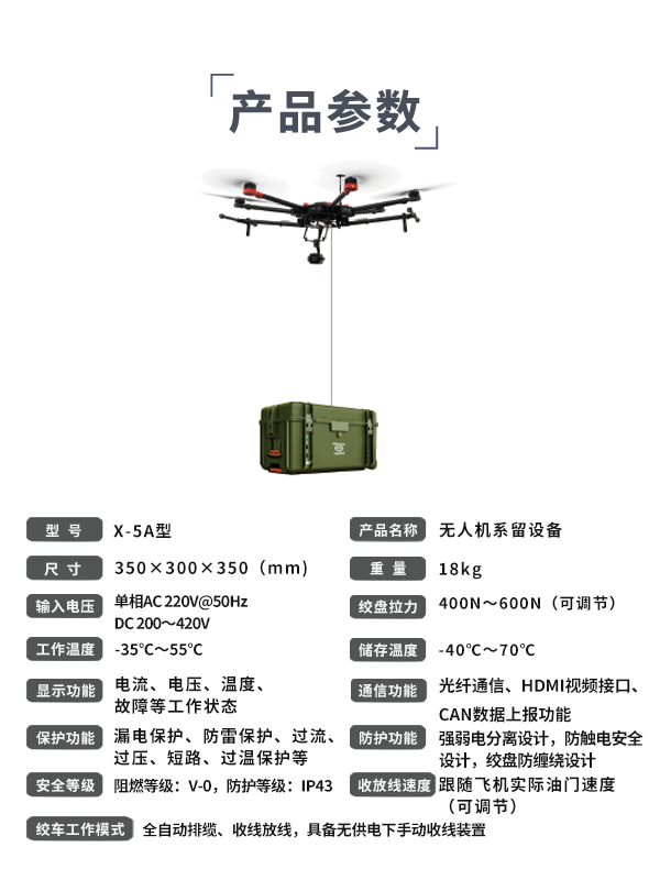 无人机系留设备X-5A型(图4)